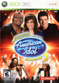 Karaoke Revolution Presents: American Idol Encore 2 PAL Xbox 360 PAL box art